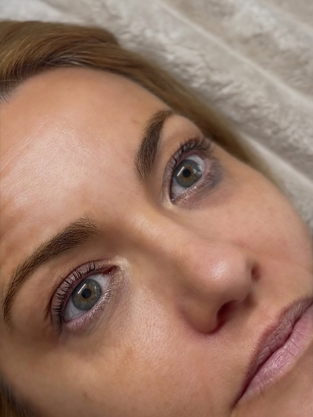 Beautifully lifted lashes and defined brows by Beauty Luxe Essex