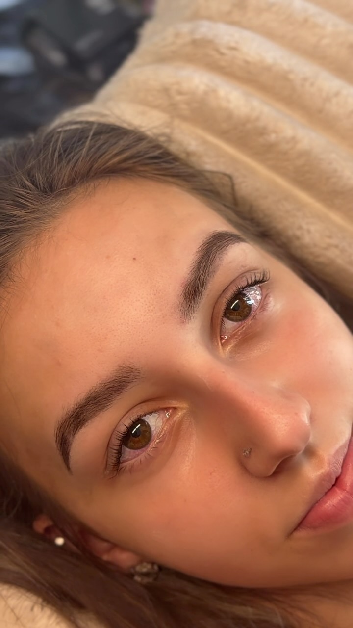 Client relaxing during treatment